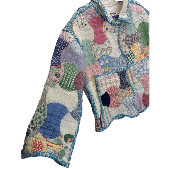 Handmade Apple Core Quilt Jacket Subcouture by Mentorsilly Size XL - Picture 3 of 16